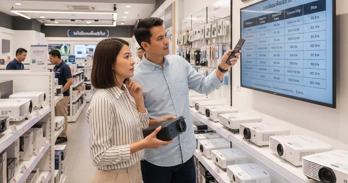 วิธีเลือกโปรเจคเตอร์ ตามรูปแบบการใช้งาน